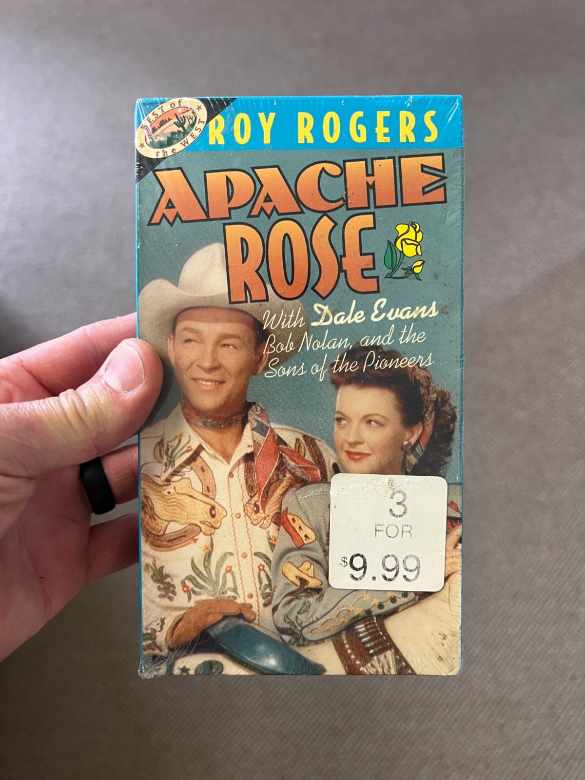 Roy Rogers Apache Rose Dale Evans VHS Video Tape Movie New Sealed