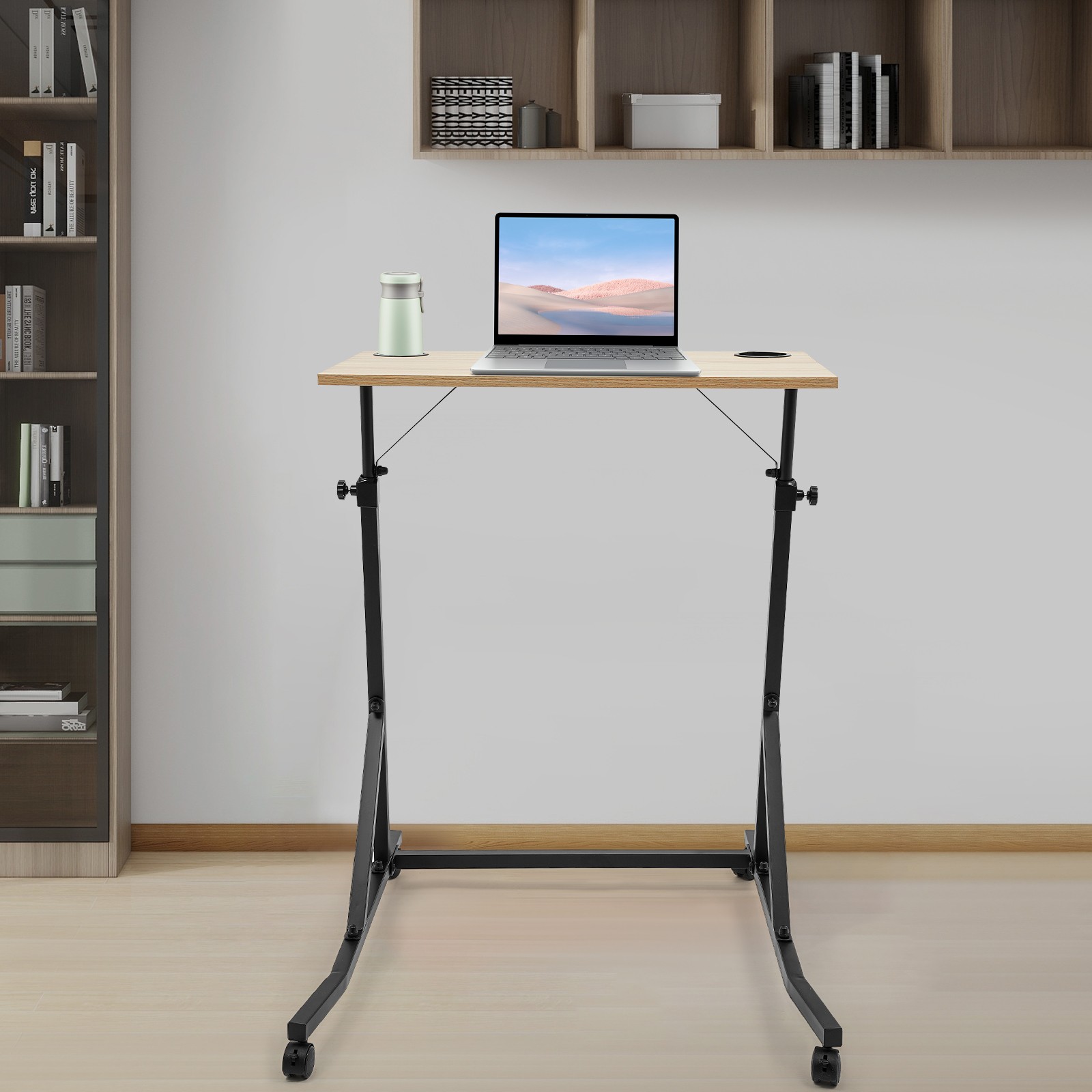 Adjustable Height Bike Trainer Fitness Desk Standing Desk for Indoor Cycling US