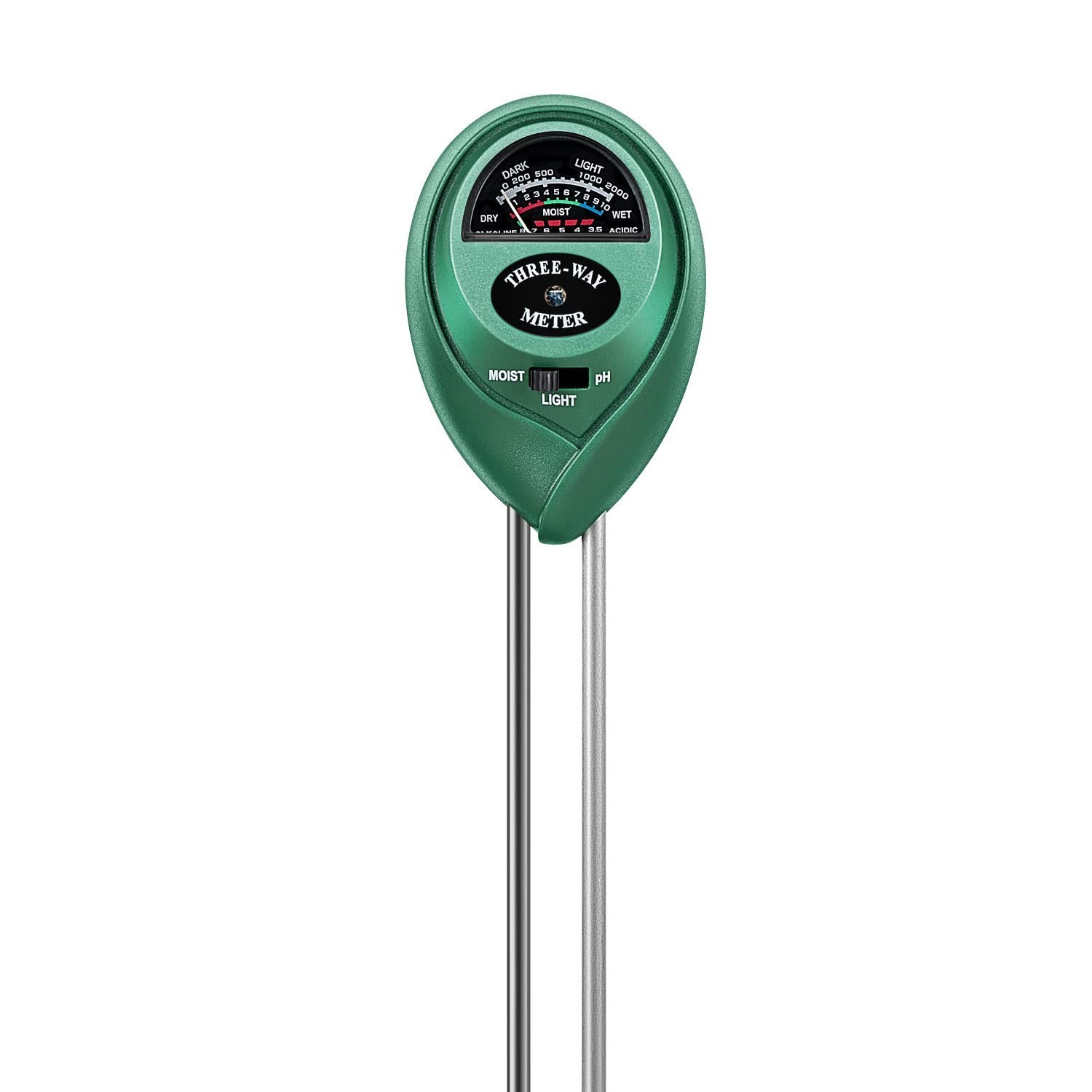 VIVOSUN Soil Tester, 3-in-1 Plant Moisture Meter Light and PH Tester for Home...