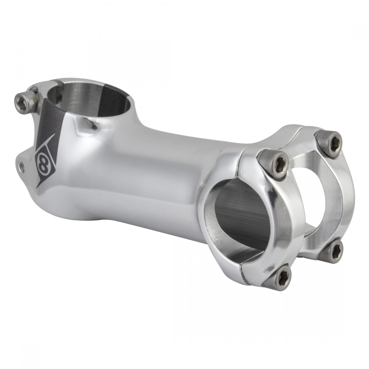 Origin8 Pro Fit Stem 90mm Stem Length 25.4mm Bar Clamp 28.6mm Clamp Dia Silver