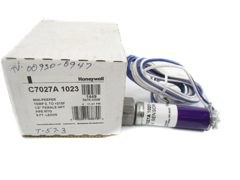HONEYWELL C7027A1023 0-250'F 1/2" NSMP