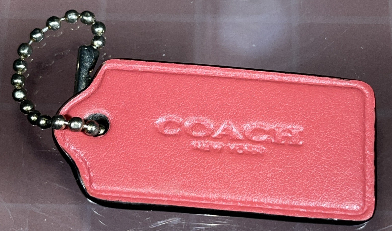 Pink/Magenta/Fuschia Color Coach Hangtag Charm