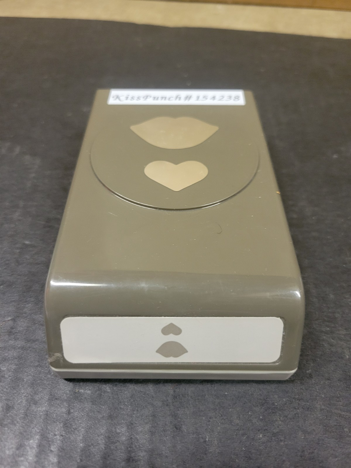 Vintage Stampin' UP! KISS PUNCH Heart LIps