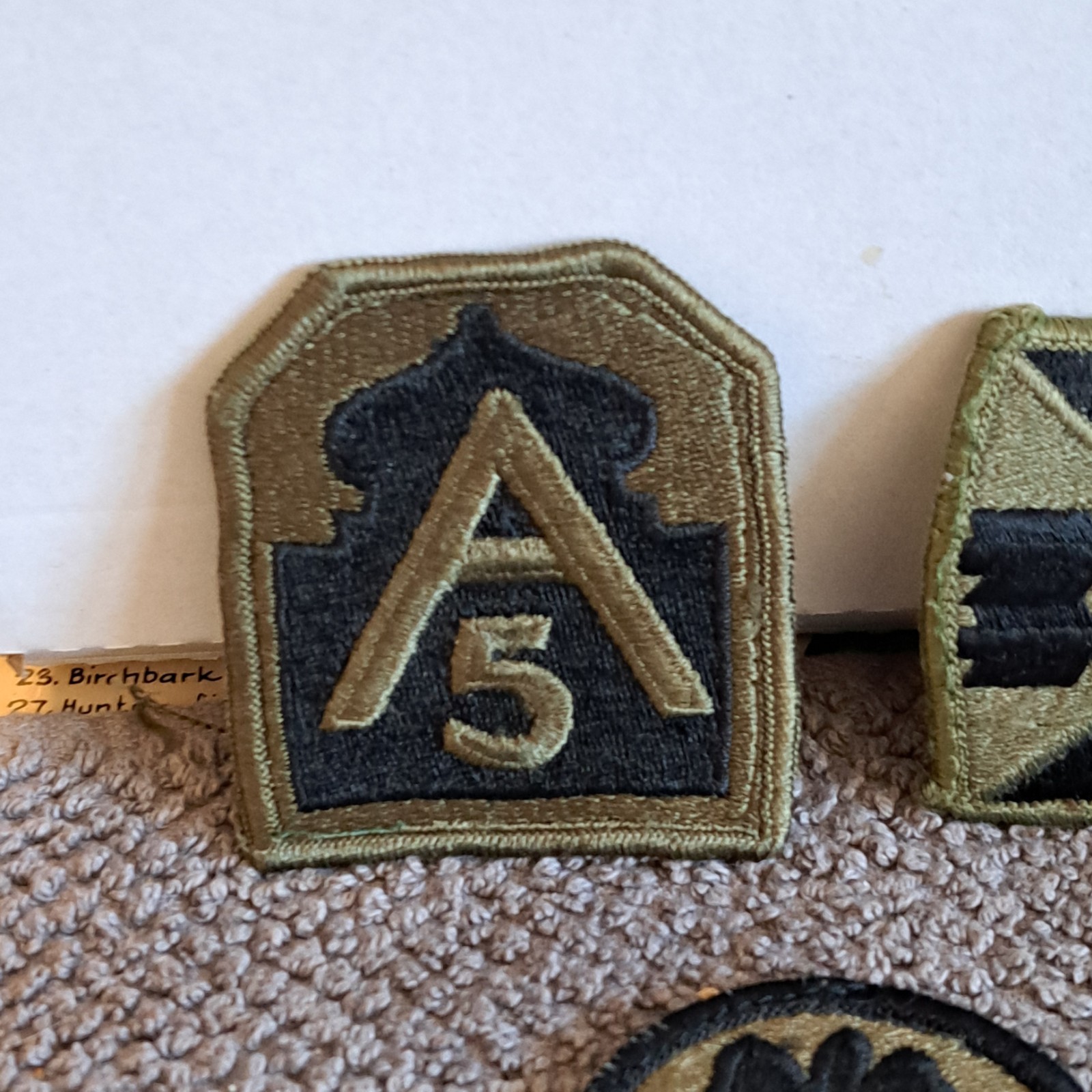 5 U.S. Military Patches