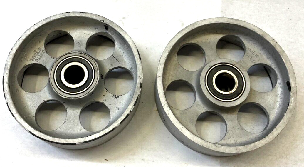 DRIVE BELT IDLER PULLEY CAST ALUMINUM LK 51120 NSK 403 R12 LOT OF 2