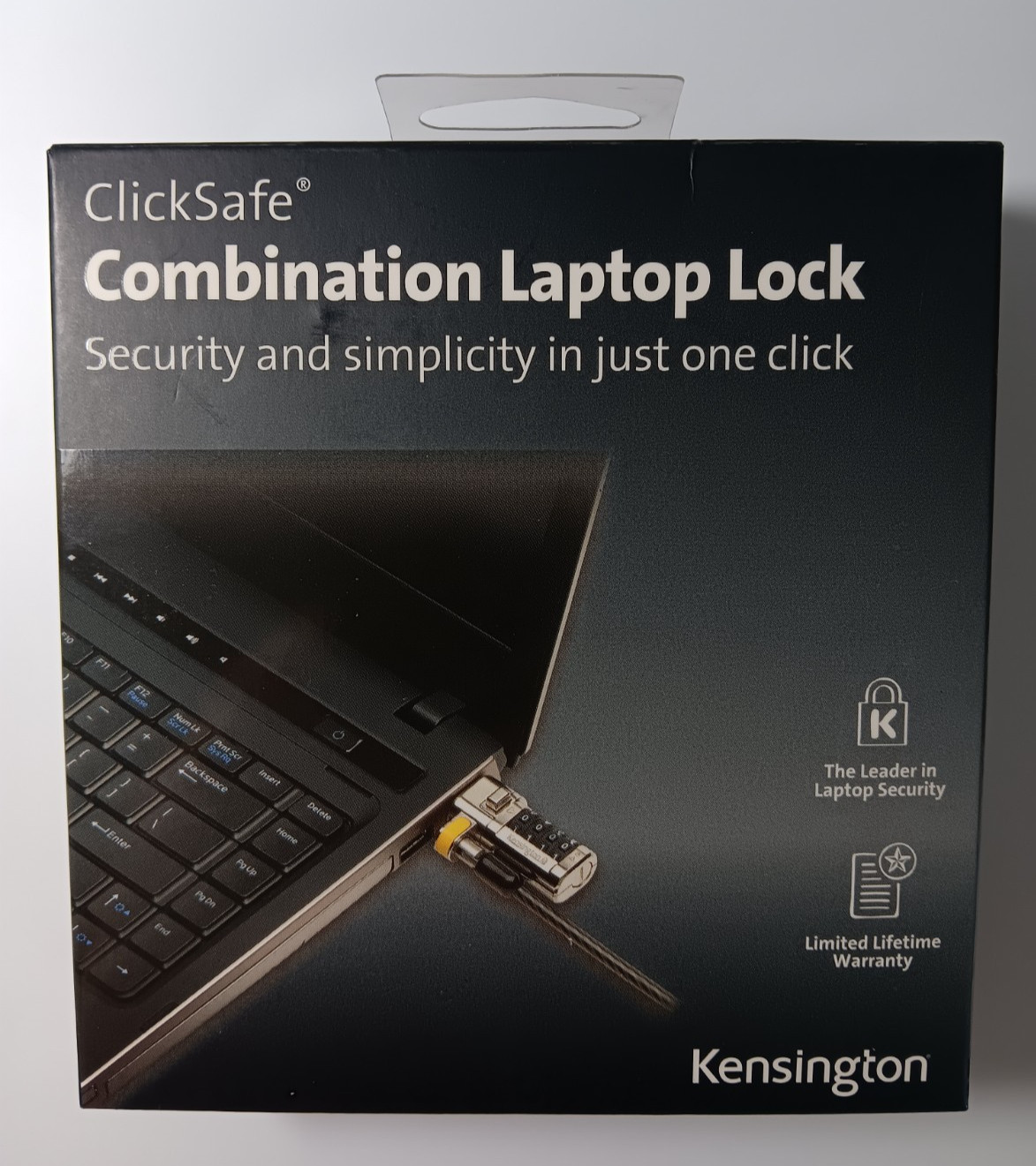 Kensington Combination Laptop Lock  ClickSafe