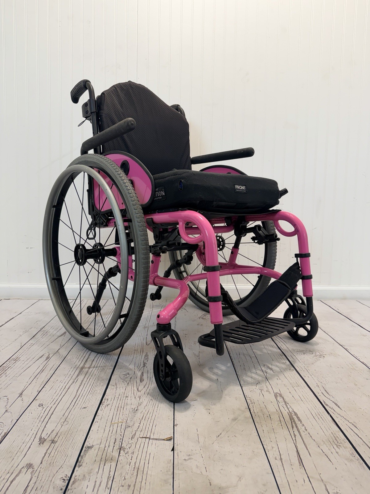 Ki Mobility Ethos 17”X16" Adjustable Rigid Ultralight Wheelchair suspension