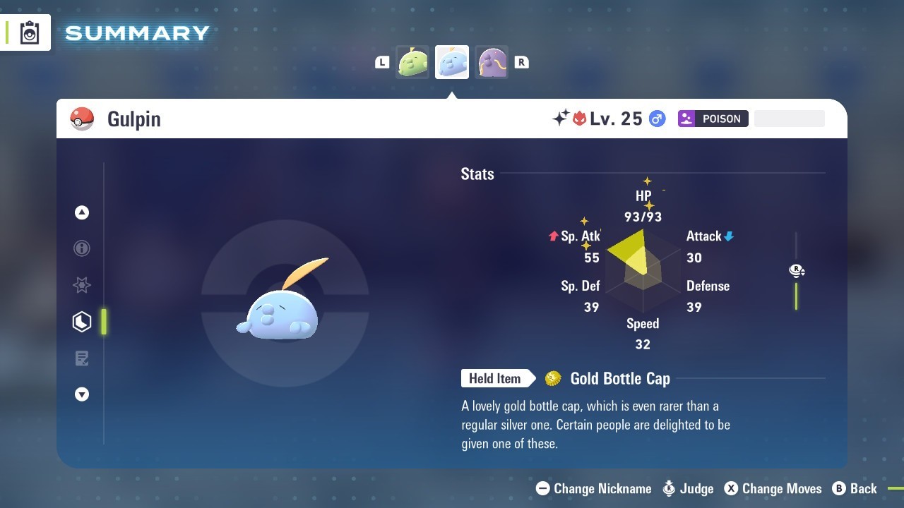 Pokémon Legends: Z-A Shiny Gulpin 6iv ✨Max EV✨ ALPHA