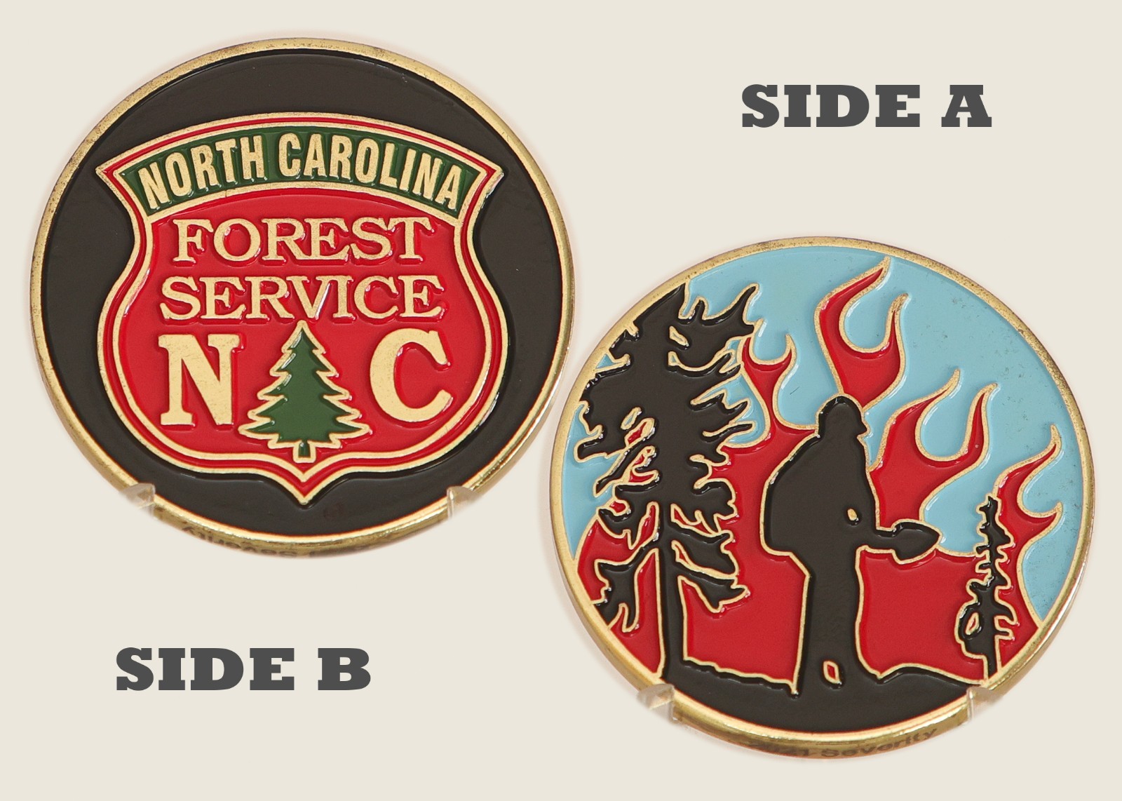 North Carolina Forest Service Firefighter Challenge Coin  1#15