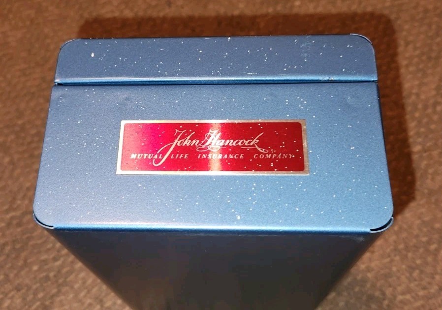VTG Seasmee Policy Bemis & Call Co 3 Code Combination Lock Box John Hancock Ins
