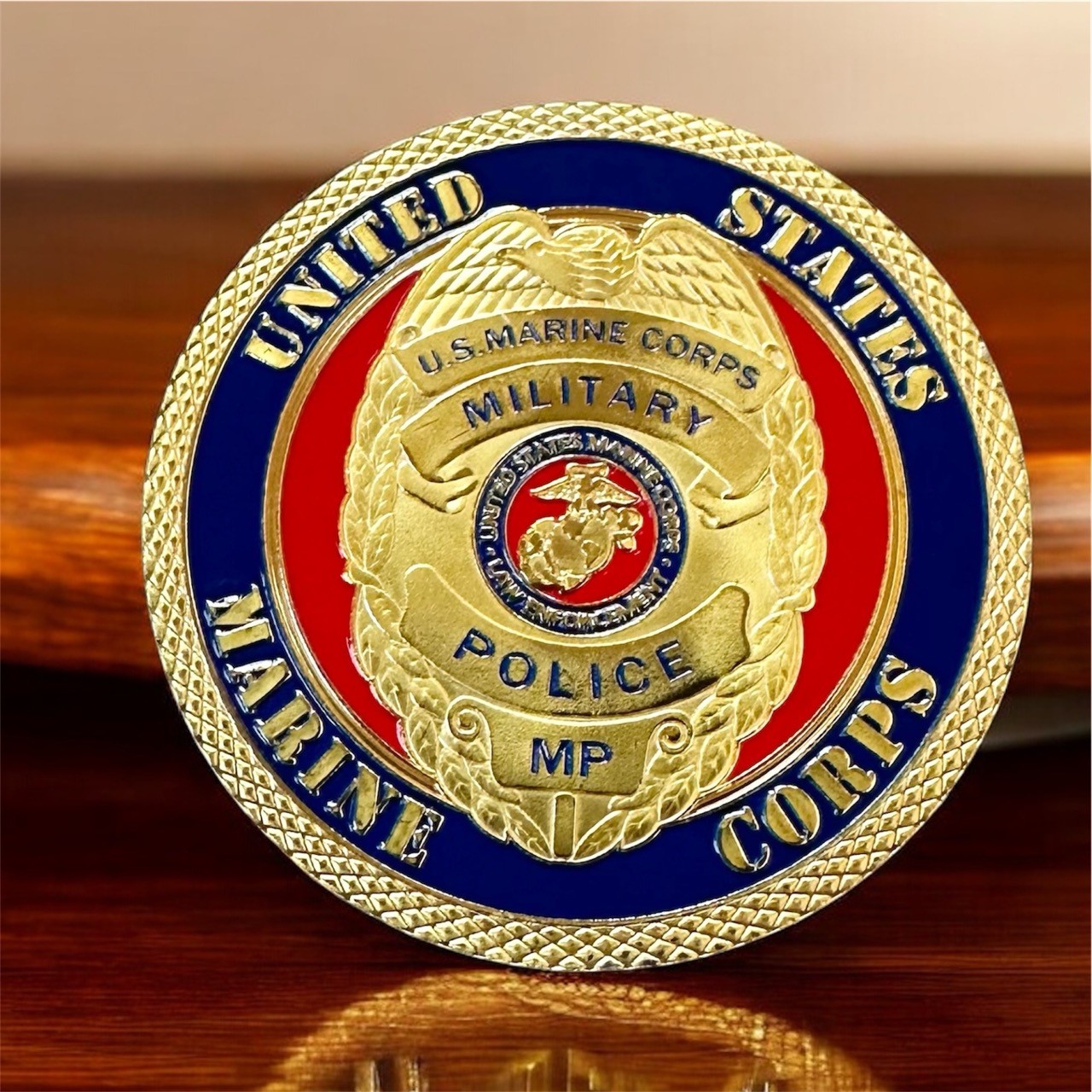 US MARINE CORPS MILITARY POLICE Challenge Coin ·IN STOCK· ·FAST SHIPPING· ·NEW·