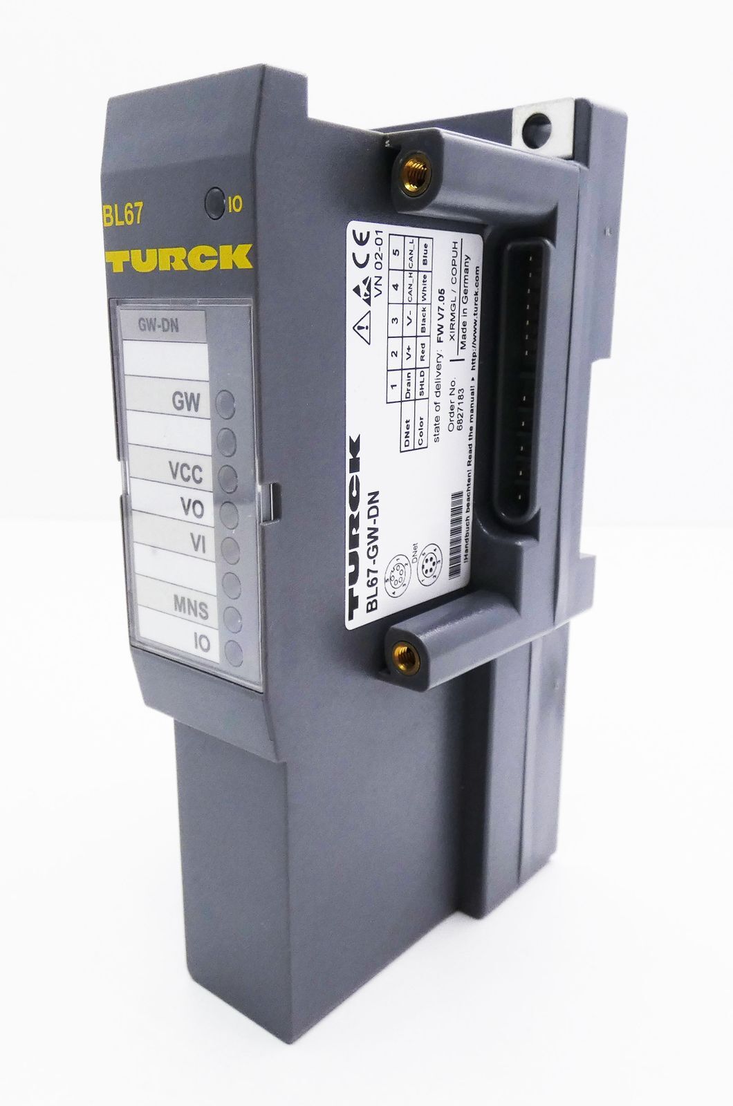 Turck BL67-GW-DN 6827183 Gateway I/O Interface -Unused-