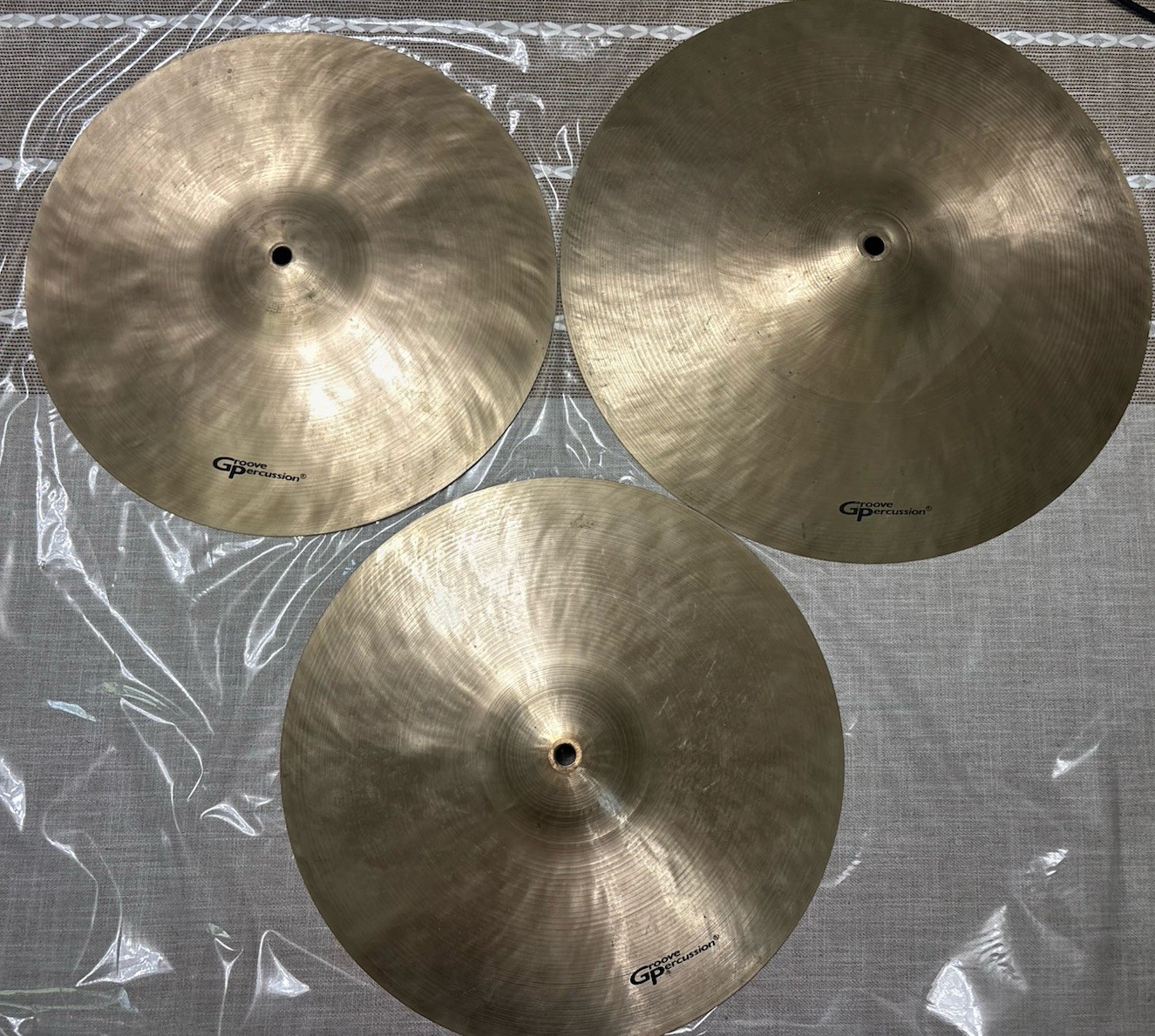Lot Of 3 GP Grooves Percussion Cymbals