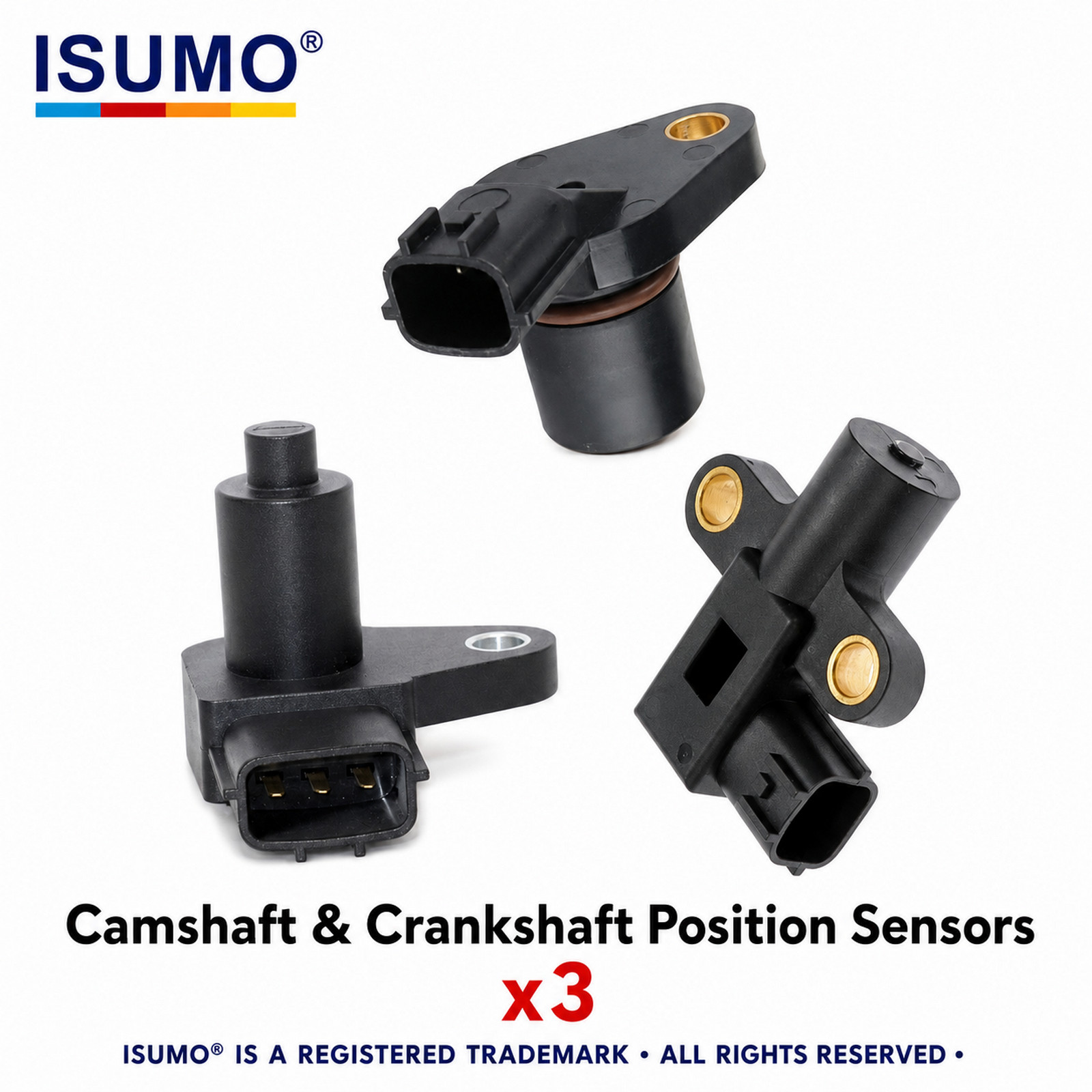 Set 3 Camshaft & Crankshaft Position Sensor Fits: Nissan Maxima & Infinit I30