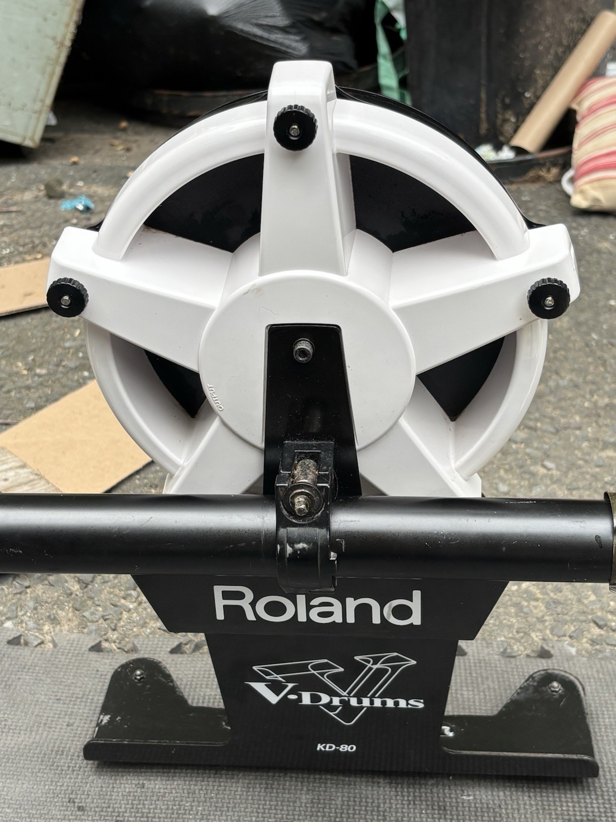 Roland KD-80 V Drum Mesh Kick Pad Trigger KD80 80 White