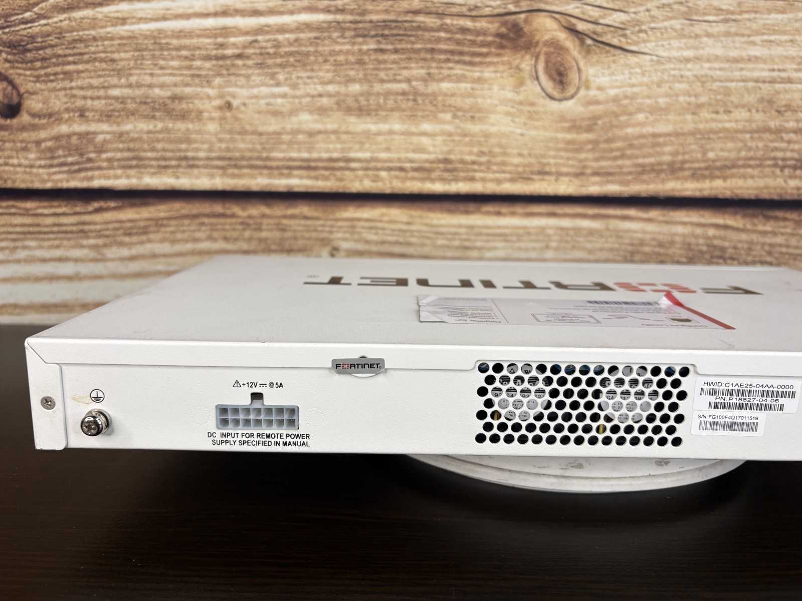 Fortinet FortiGate 100E Security Firewall Appliance FG-100E *Registered