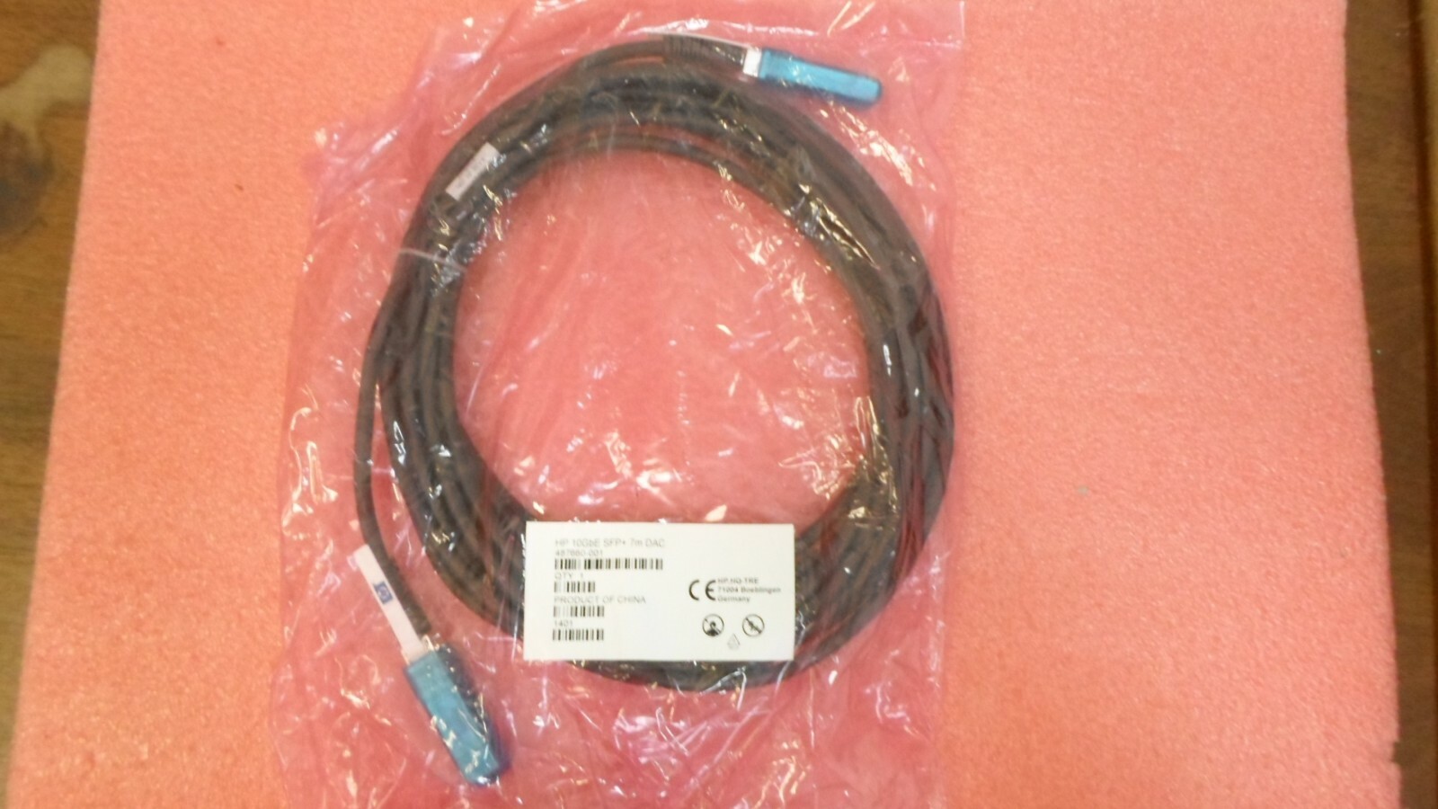 NEW IN OPEN  PACKAGE HP 487660-001 7M 10GBE Copper SFP DIRECT ATTACH CABLE