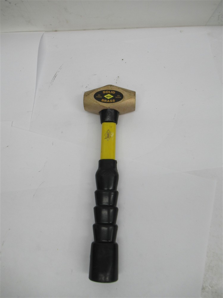 Nupla BRS 2.5 , 2.5 lb Non-Sparking/Marring Solid Brass Hammer