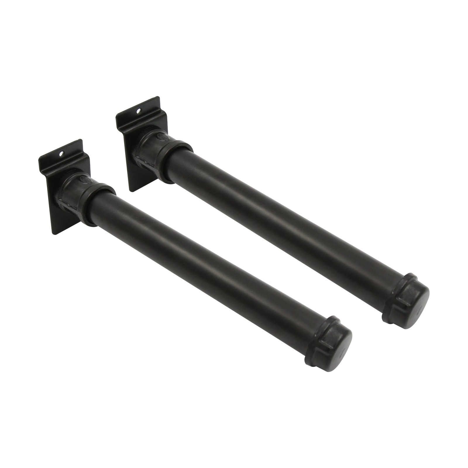 SSWBasics Boutique Pipe 10 Inch Straight Faceout Slatwall Accessories - Sturdy
