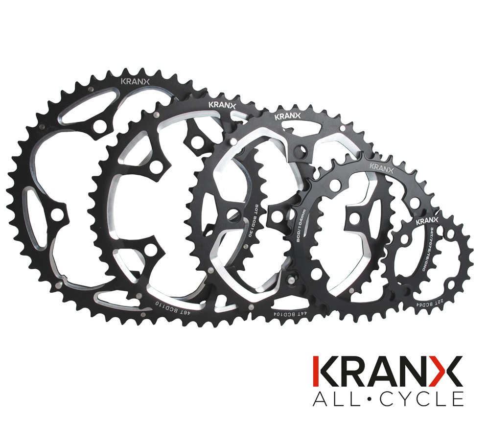 KranX 110BCD Alloy Chainring in Silver - 5 Arm - 34T  (UK IMPORT) CYCLING AC NEW