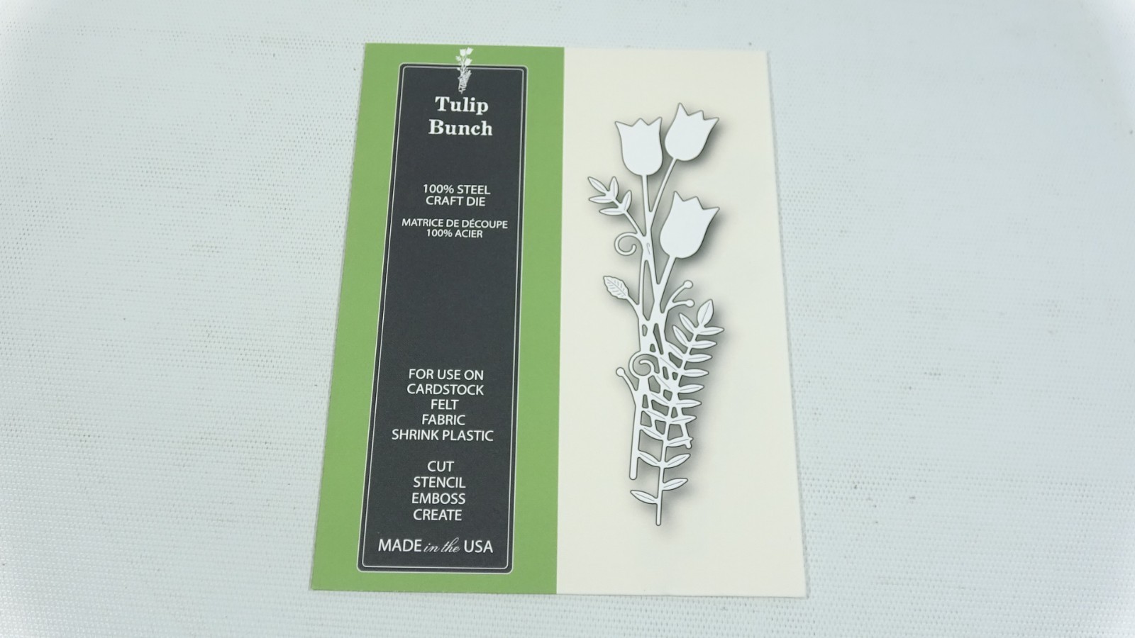 2015 Poppystamps Steel Craft Die Tulip Bunch 1146