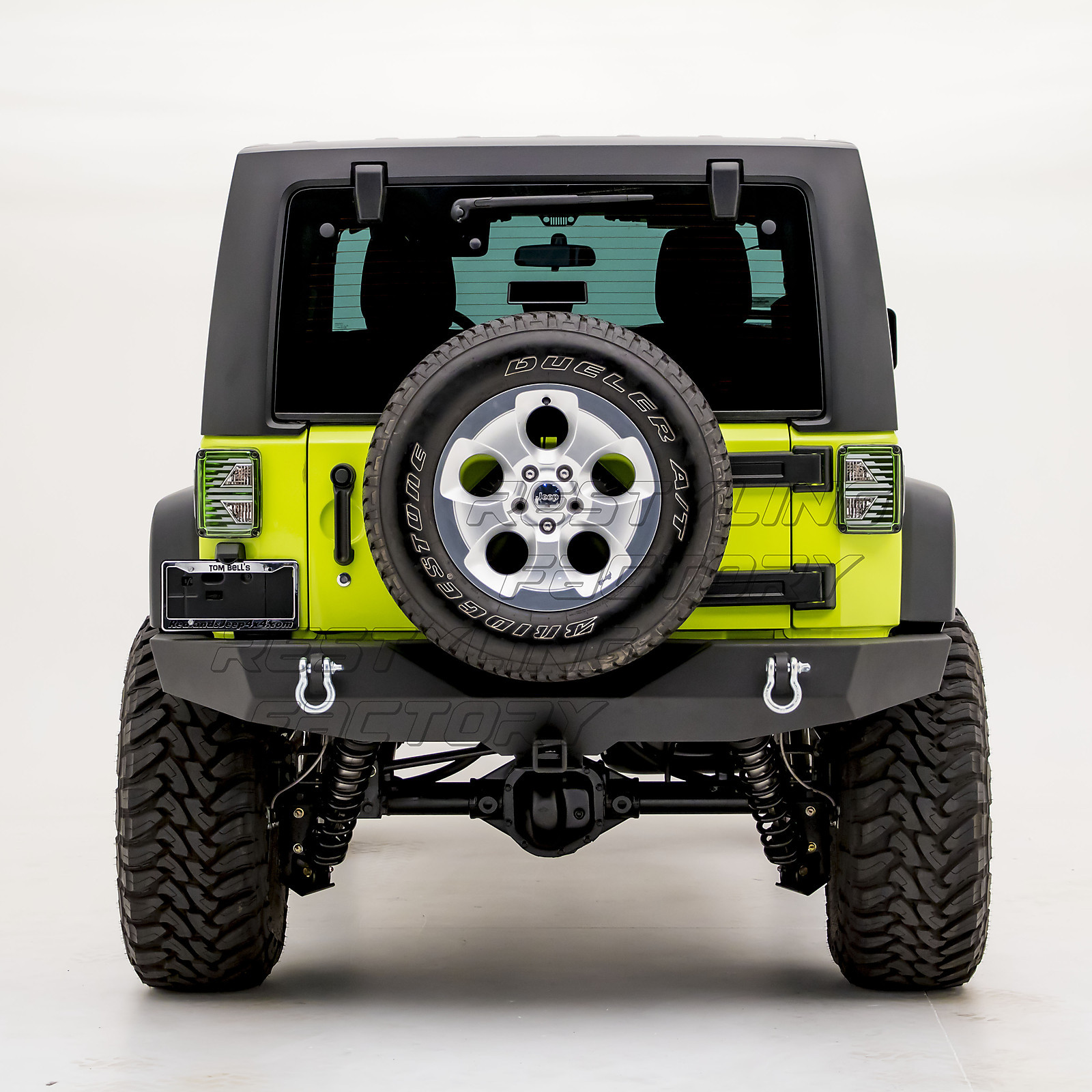 Rock Crawler FULL WIDTH Rear Bumper Heavy Duty for 07-18 Jeep JK Wrangler