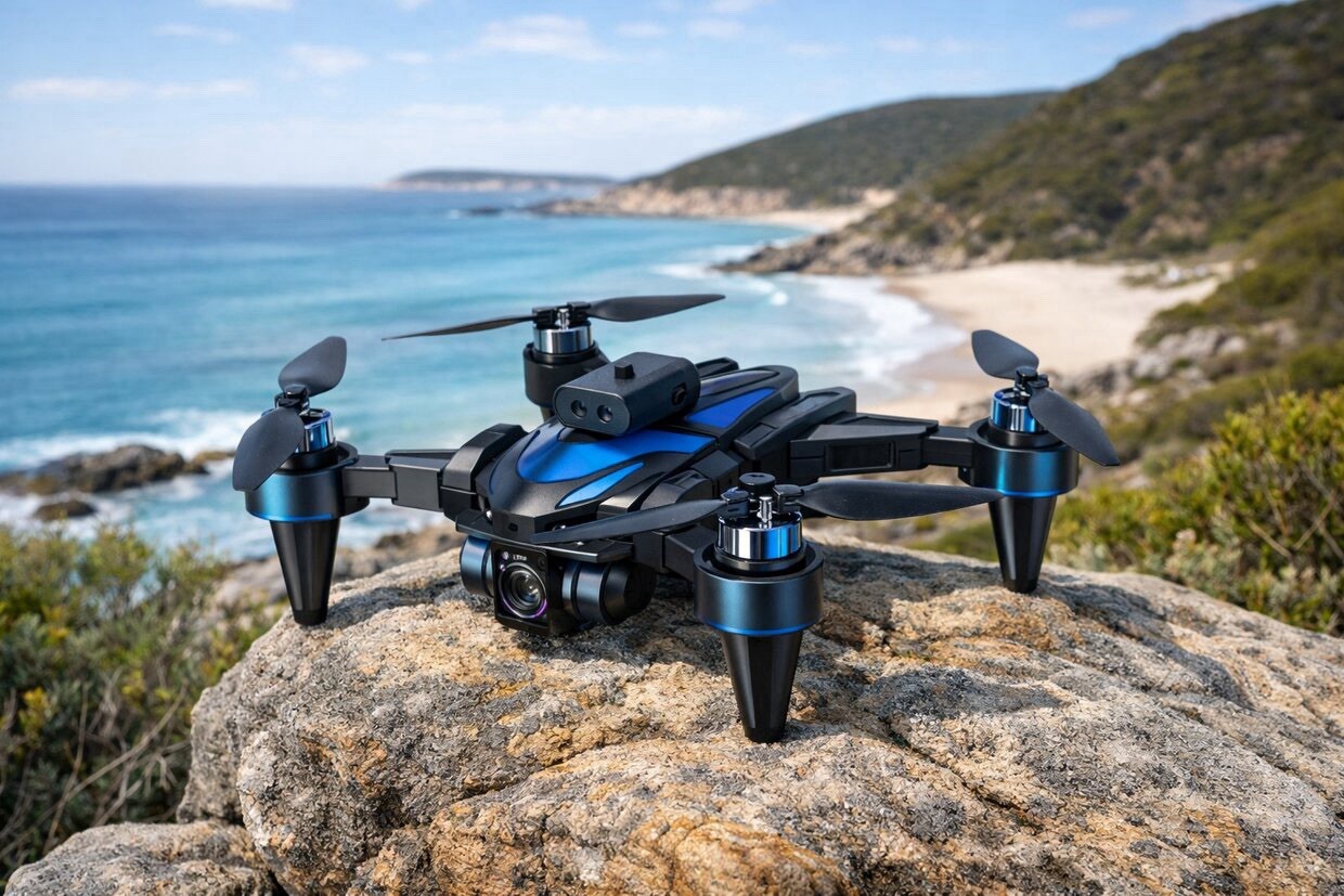 SMG MAX SMS MAX Quadcopter Drone Black Electric Obstacle Avoidance