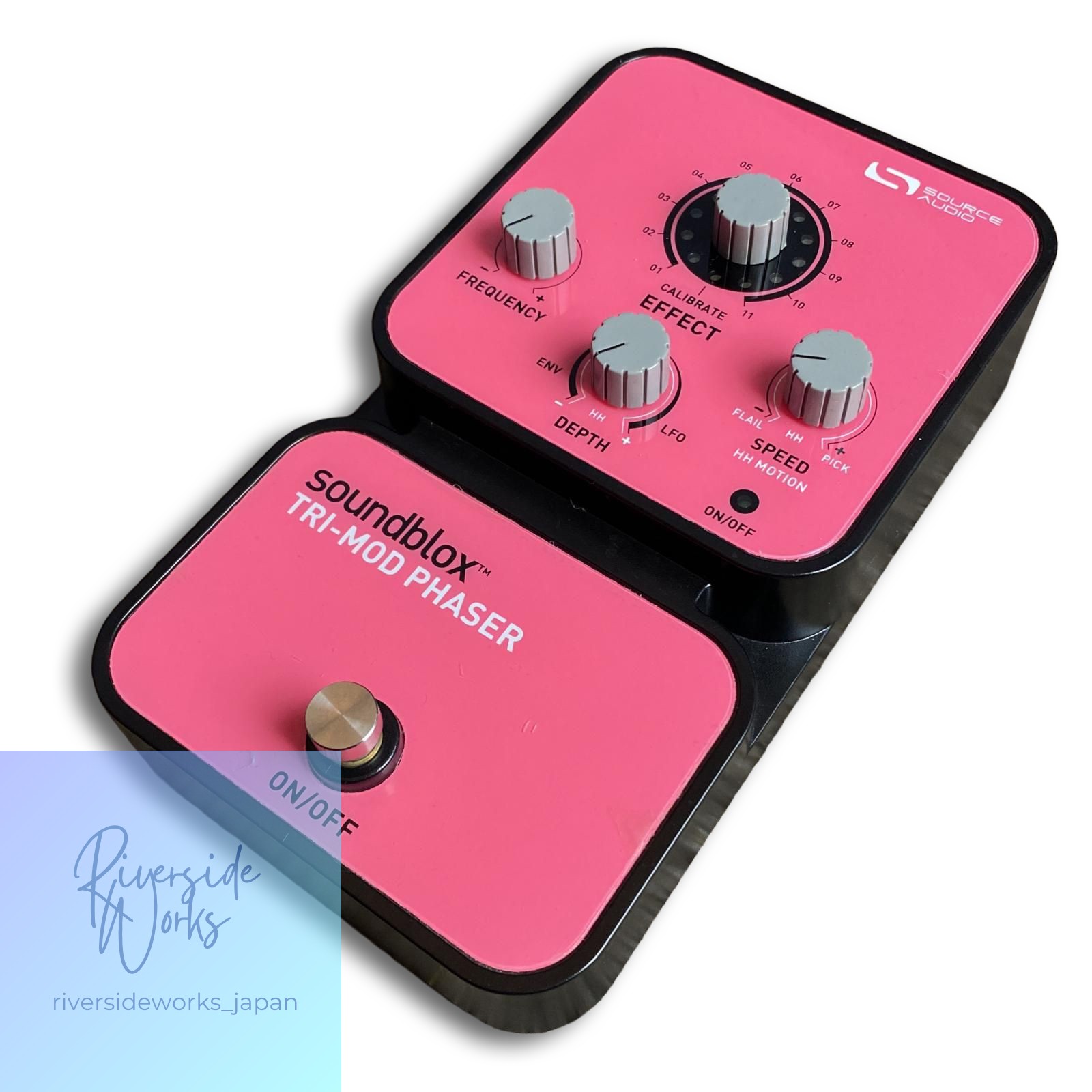 SOURCE AUDIO Soundblox Tri-Mod Phaser Guitar Effect Pedal Used