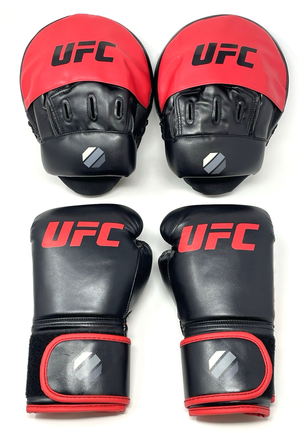 UFC Boxing Sparring Gloves & Punching Mitts - Muay Thai - MMA Training - Size 8
