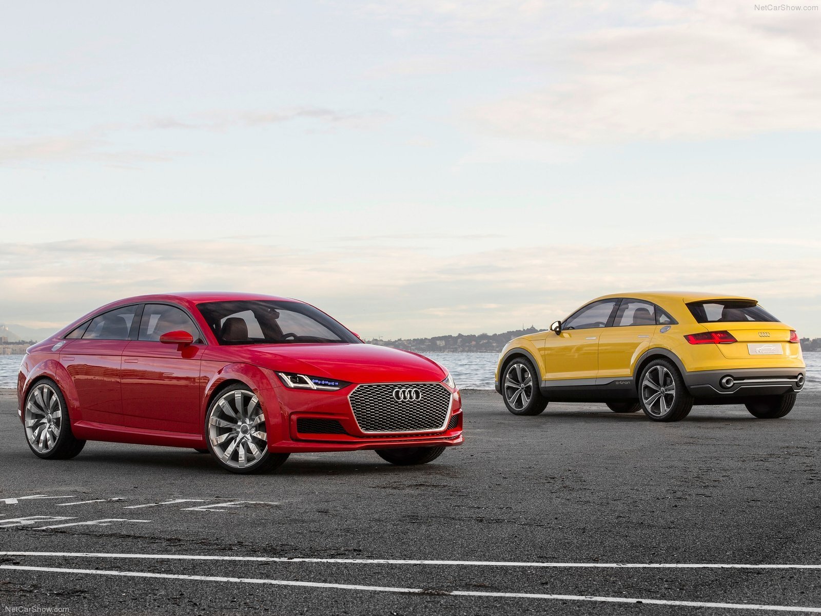 Cars 2014 audi tt sportback Desk Mat Stitched