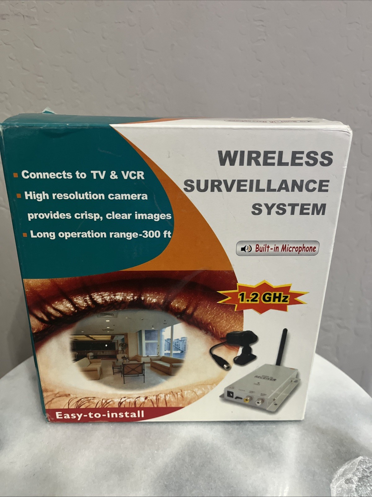 1.2 GHz Wireless Surveillance System- Built-in Microphone New