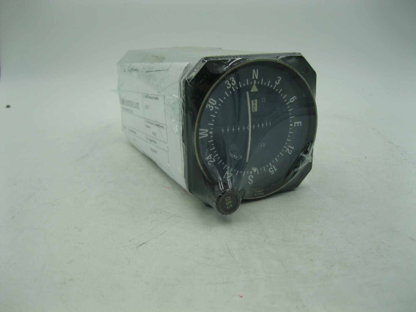 Bendix King KI-203 VOR/LOC/Converter Indicator 066-3034-00 Repaired with 8130