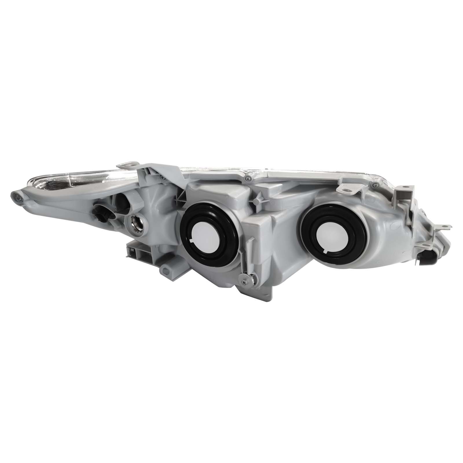 For 2012-2014 12 Toyota Camry Left+Right Headlights Assembly Projector Chrome