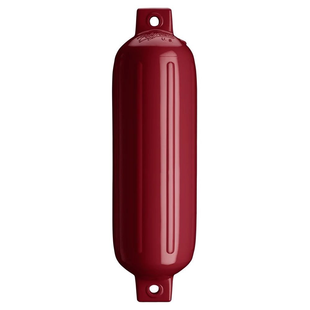 Polyform G-4 Burgundy Marine Ribbed Fender 6.5" Diam x 22" Tall 25-707-693