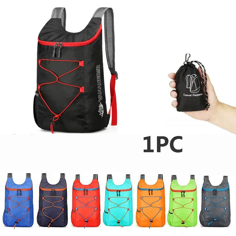 Folding Waterproof Sports Backpack Outdoor Camping Hiking Travel Bag