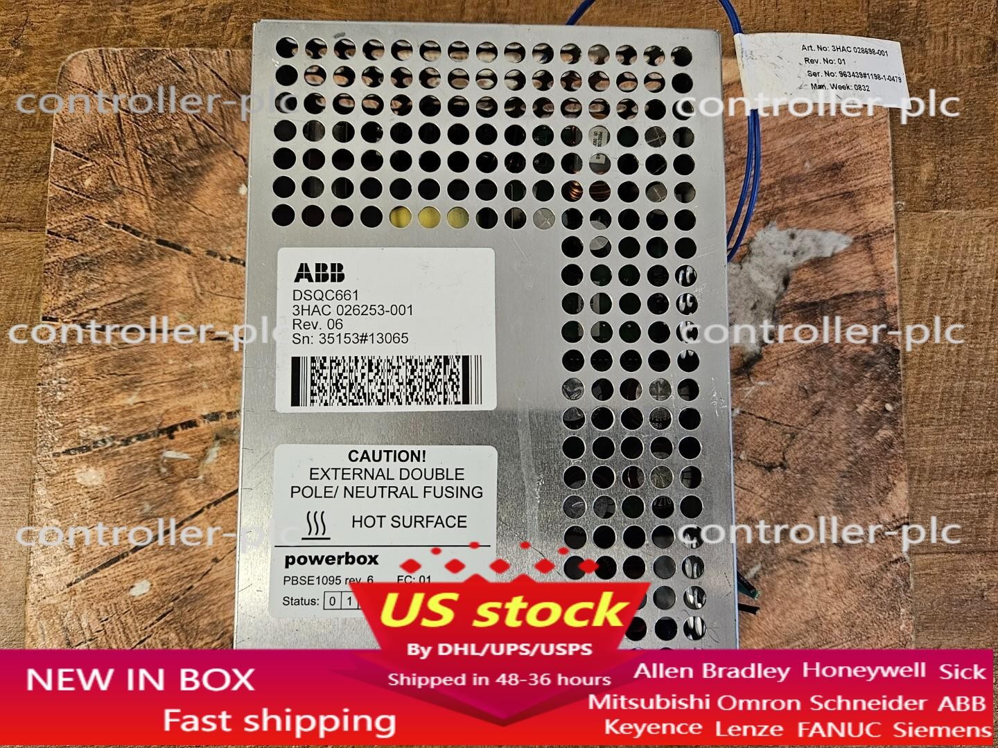 ABB Robotics DSQC661 Power Supply, 3HAC026253-001 sale- US Free TAX
