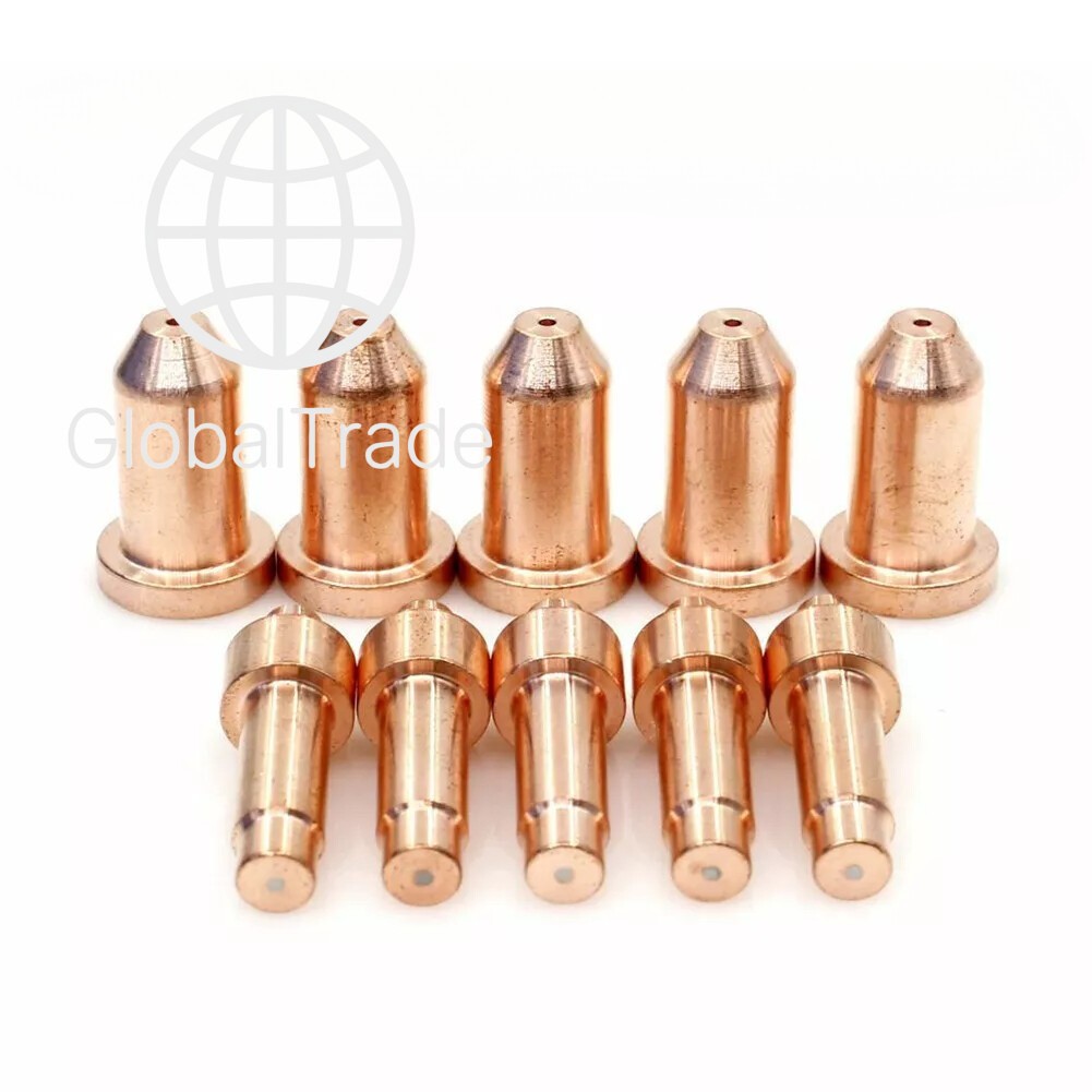 10pcs Plasma Electrode 249926 Tip 249928 Nozzle for Miller XT40 XT30 XT30C Torch