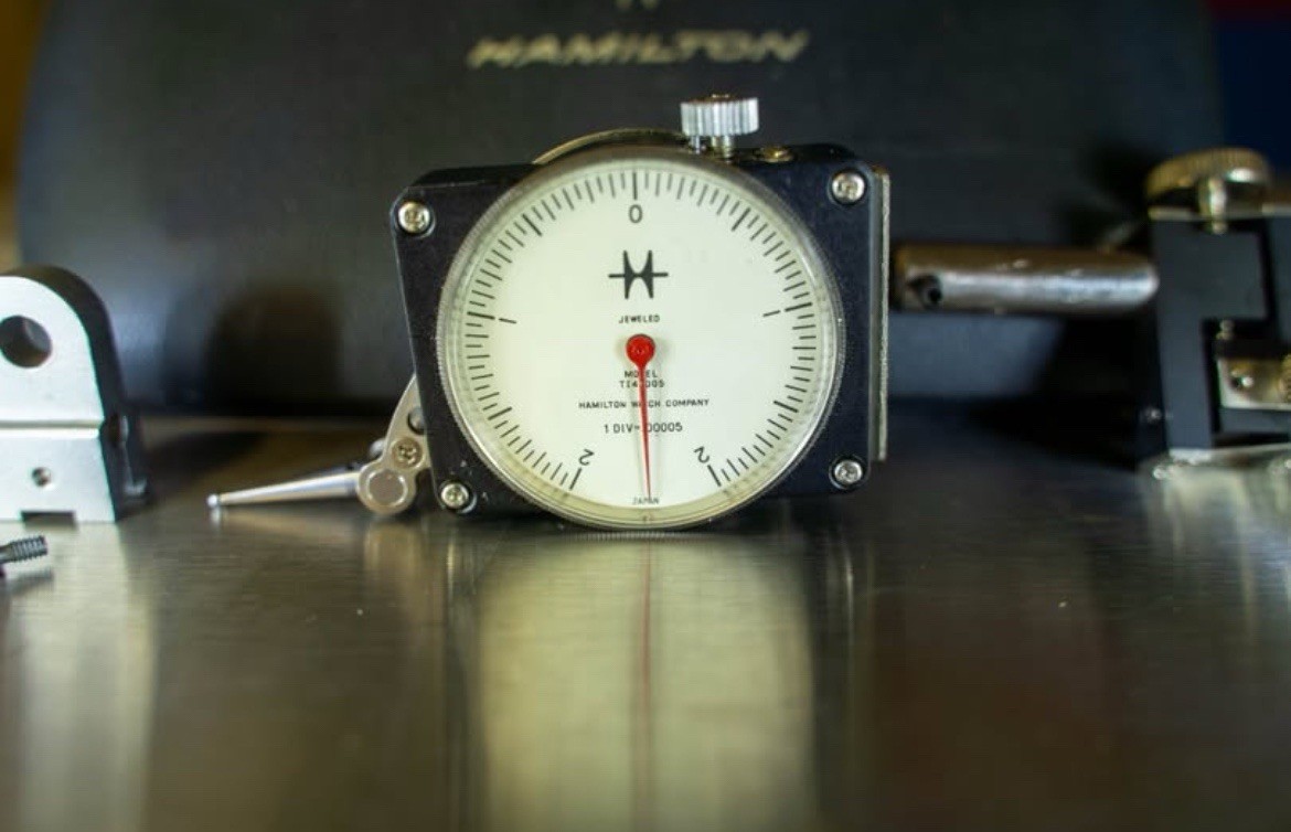 Hamilton Dial Test Indicator T14-005 with Case and Attachments