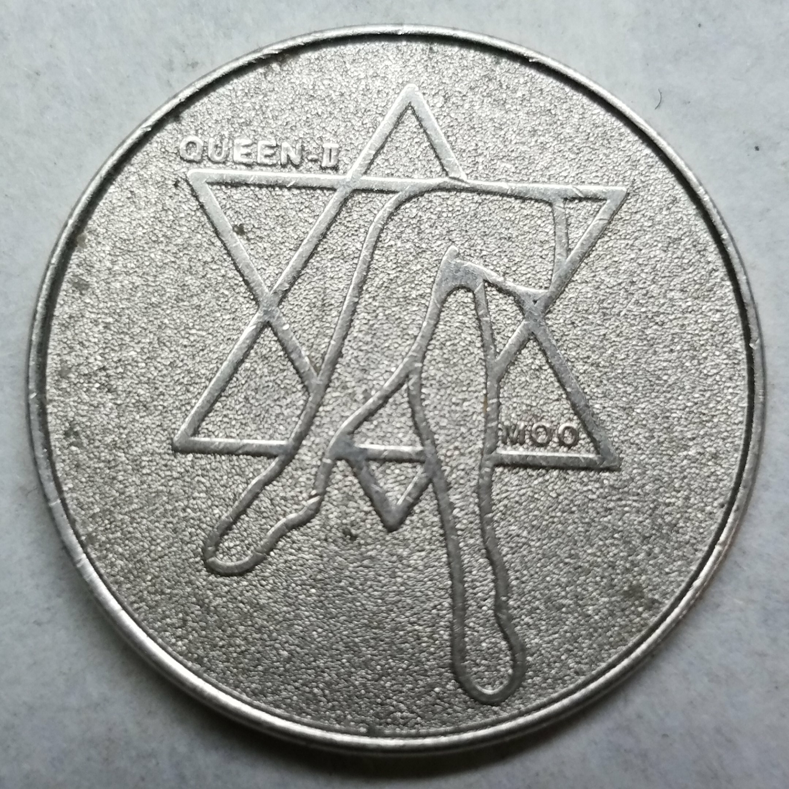 Queen-II Moo Coin Token 1-Inch Diameter
