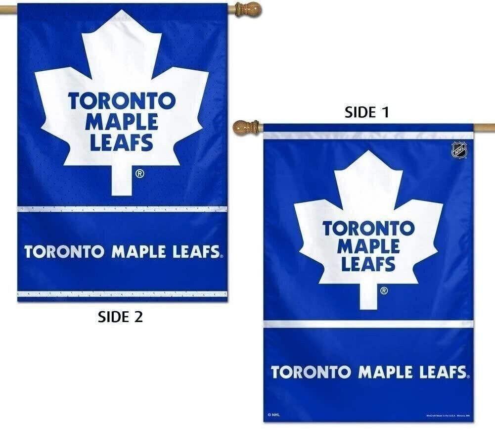 Toronto Maple Leafs Premium 2-Sided Banner House Flag, Outdoor Use, 28x40 Inch