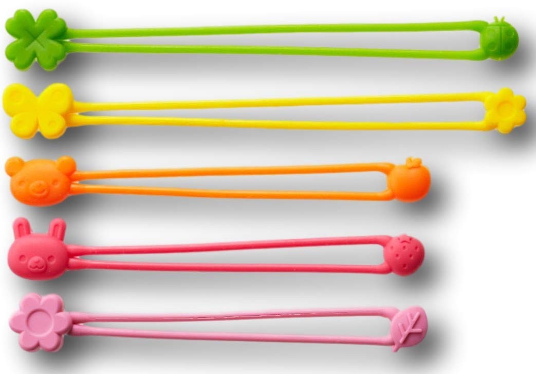Silicone Kitchen Band Set of 5 Colors Green