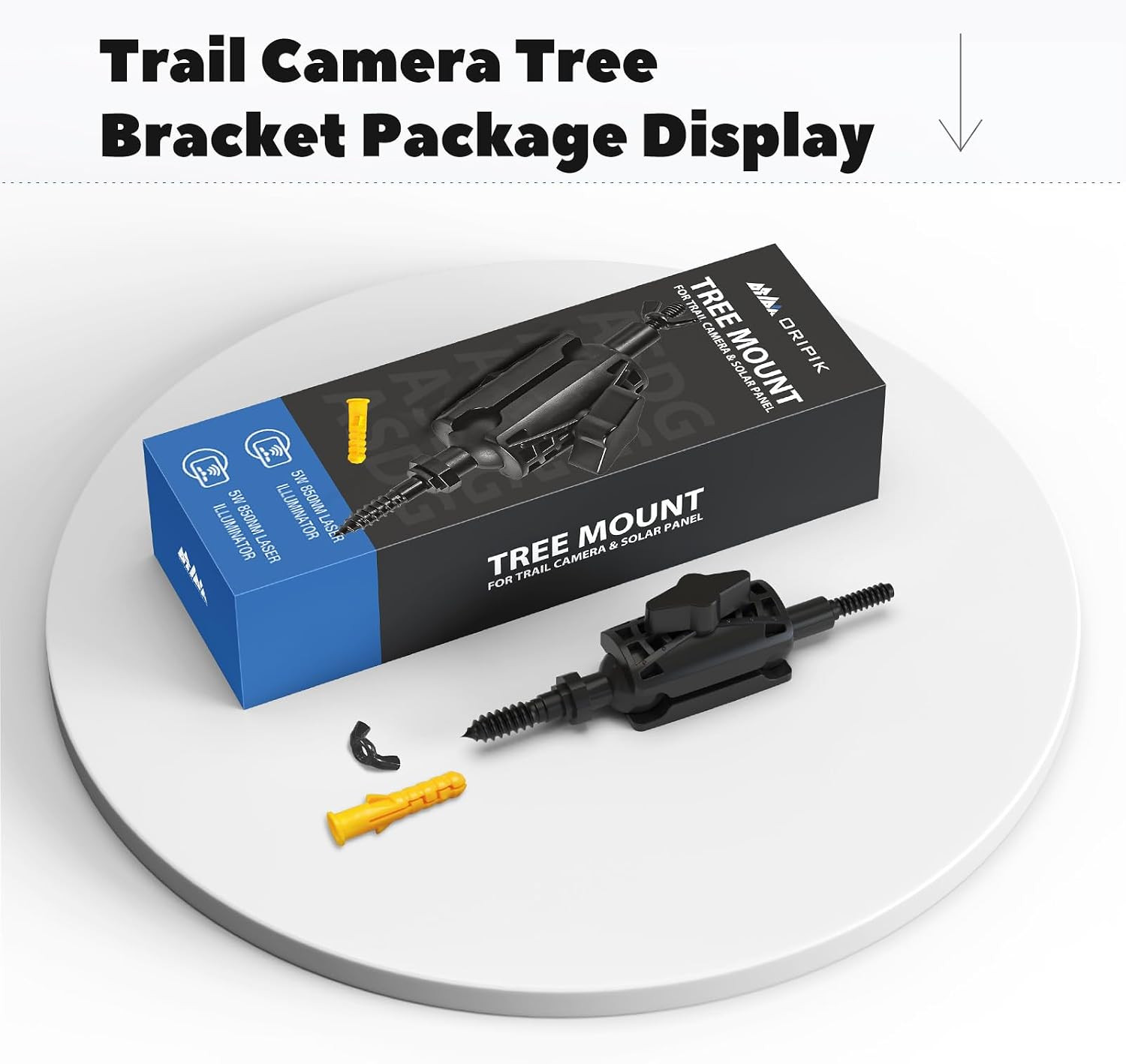 Adjustable Trail Camera Tree Mount: Game Camera Outdoor Mounting Bracket Holder