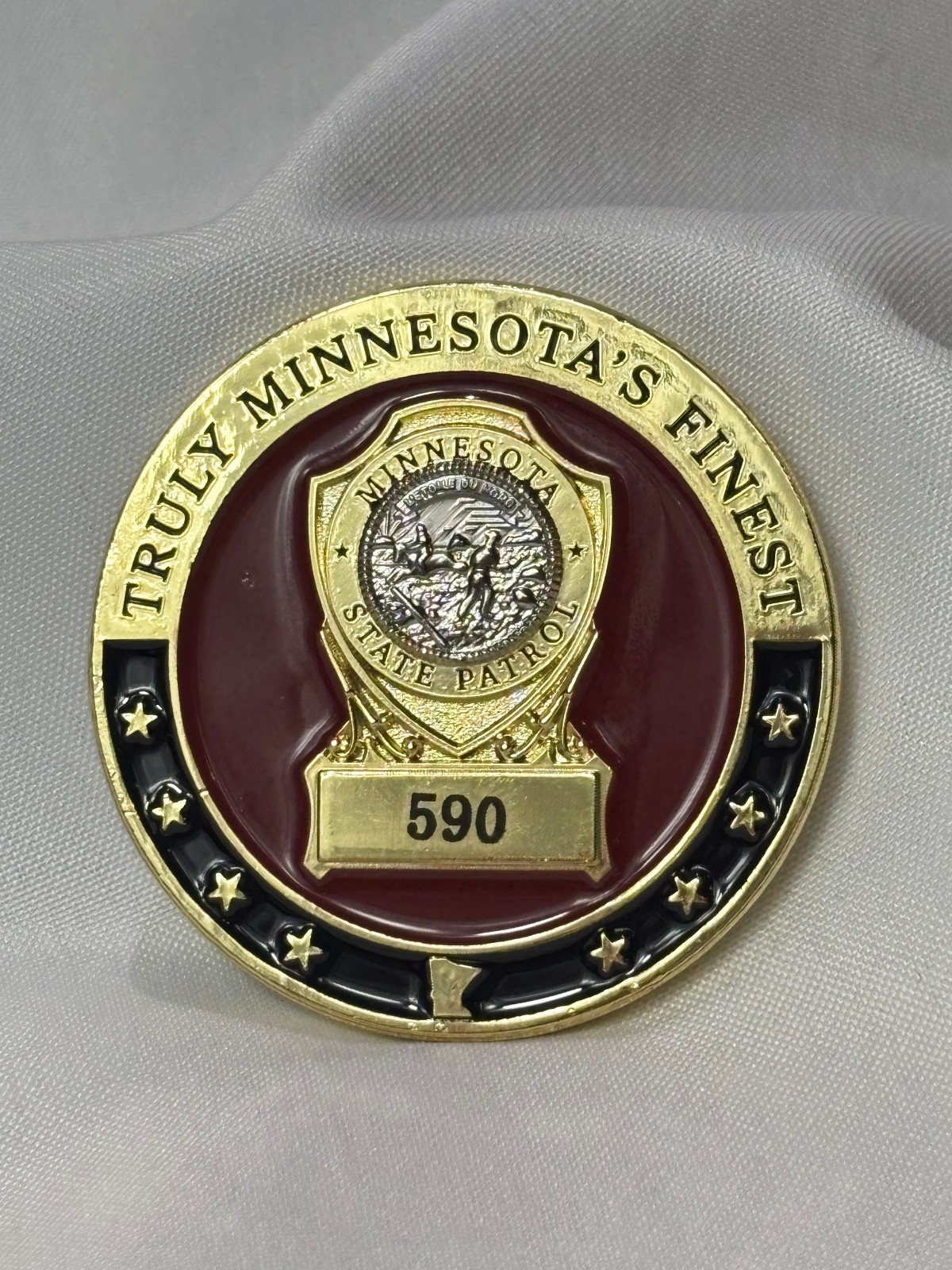 Minnesota State Patrol Challenge Coin Highway Police