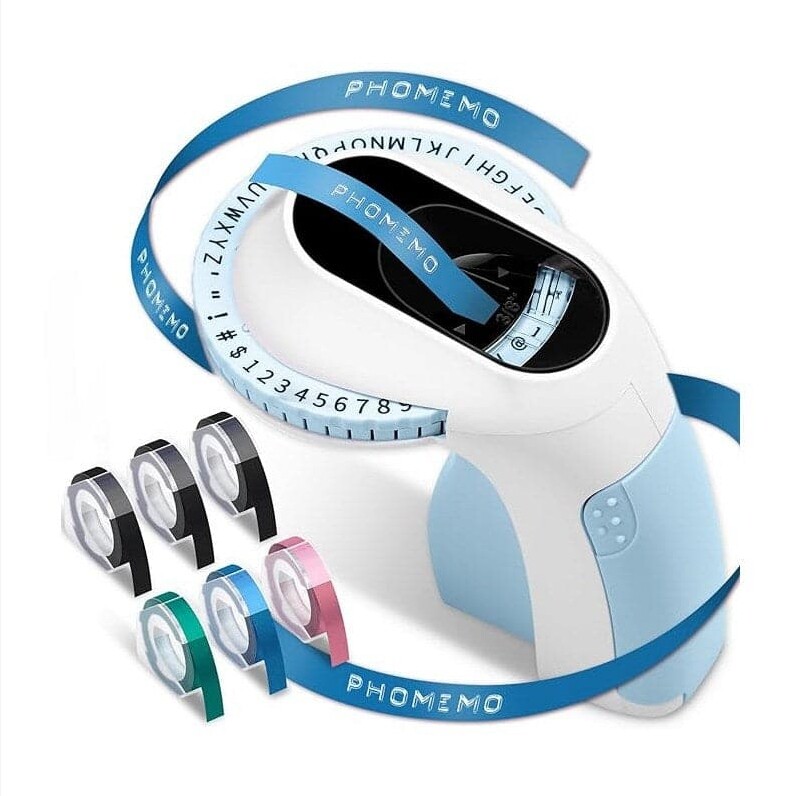 Phomemo Embossing Label Maker Machine with Tapes, E975 Portable Vintage Embossed