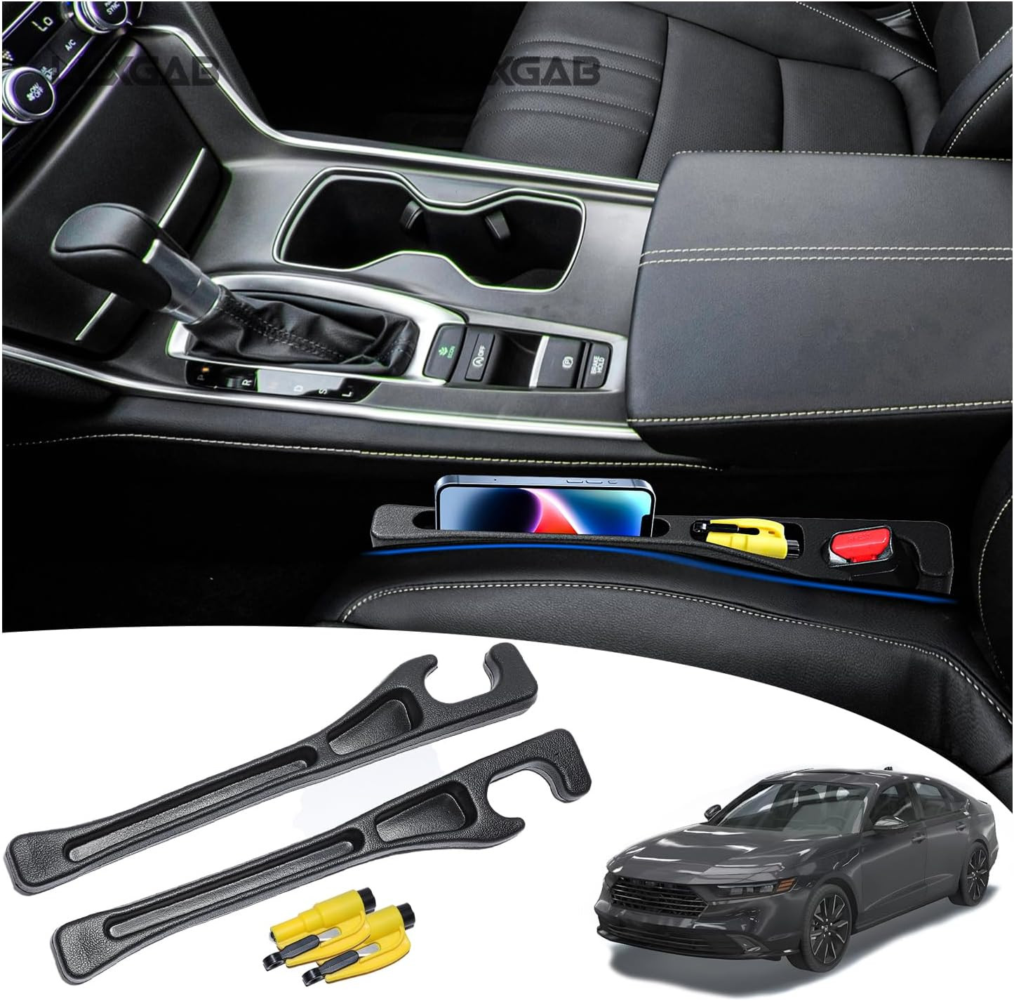 Honda Accord Seat Gap Filler 2Pcs Emergency Tool–Compatible Replacement