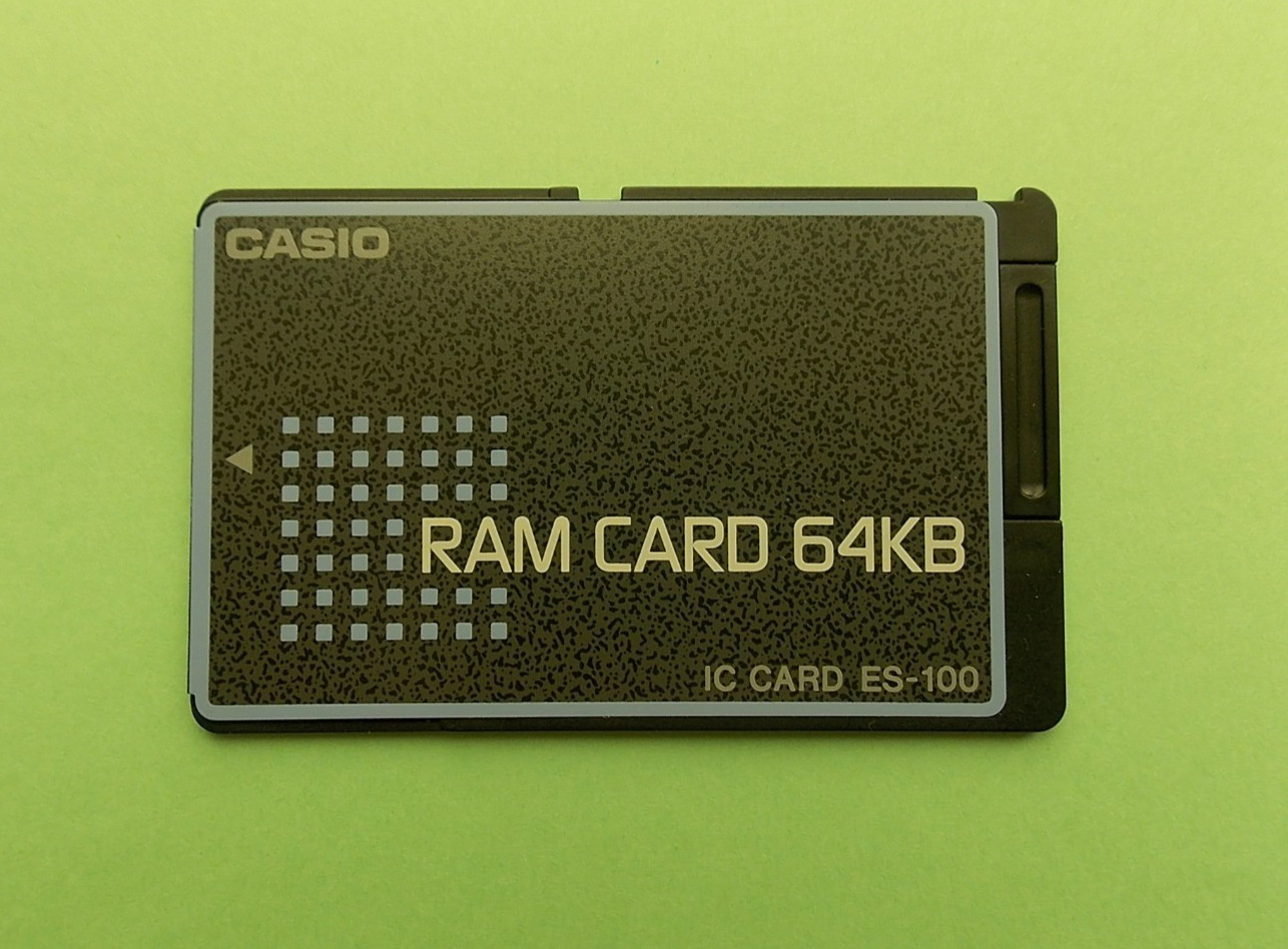 Casio ES-100 RAM Card 64KB Module ES-100