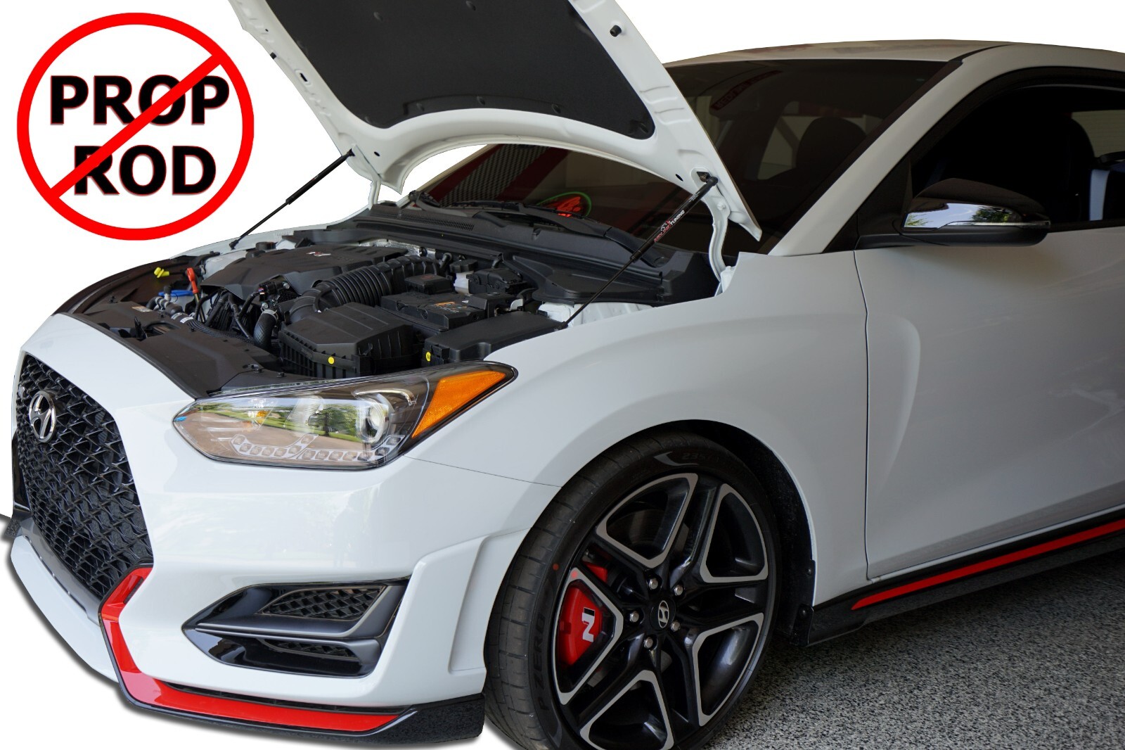 2019-22 Hyundai Veloster N Bolt-In Hood Quick LIFT PLUS Gas Struts Shocks Lifter
