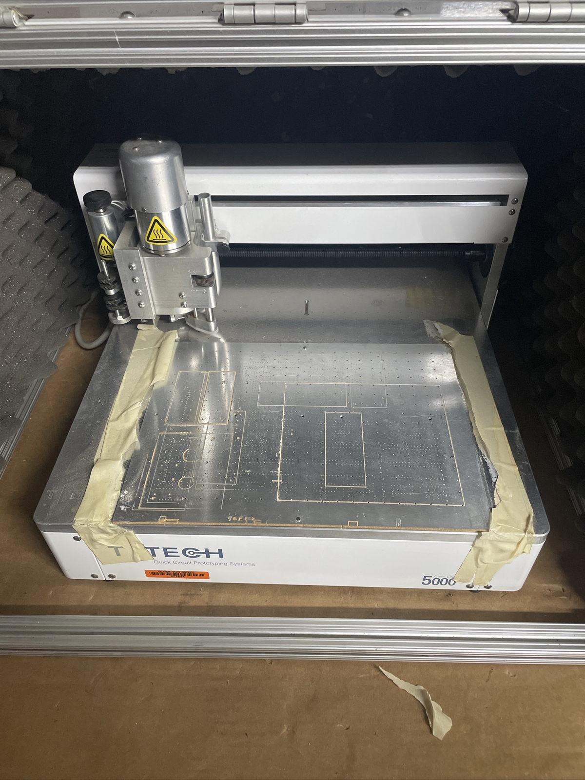 T-TECH QUICK CIRCUIT BOARD PROTOTYPING SYSTEM 5000 MILLING TABLE CONTROLLER