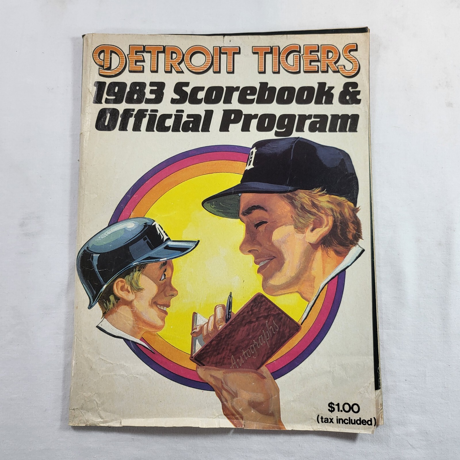 Detroit Tigers 1983 Scorebook & Official Program vs Baltimore Orioles