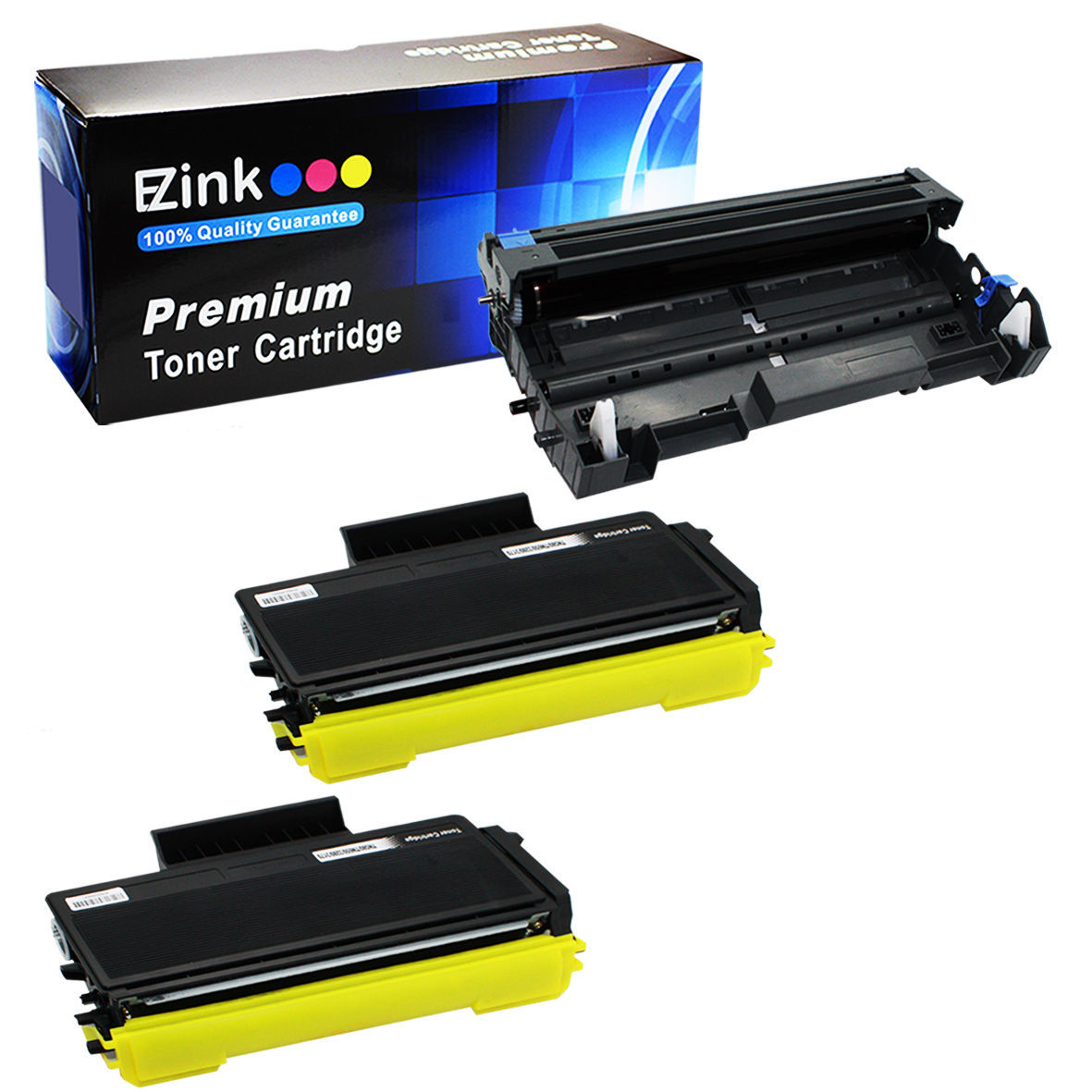 DR620 Drum + 2 HY TN650 Toner For Brother DCP-8080DN DCP-8085DN HL5370DW MFC8890